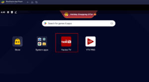 Open Yacine TV on PC